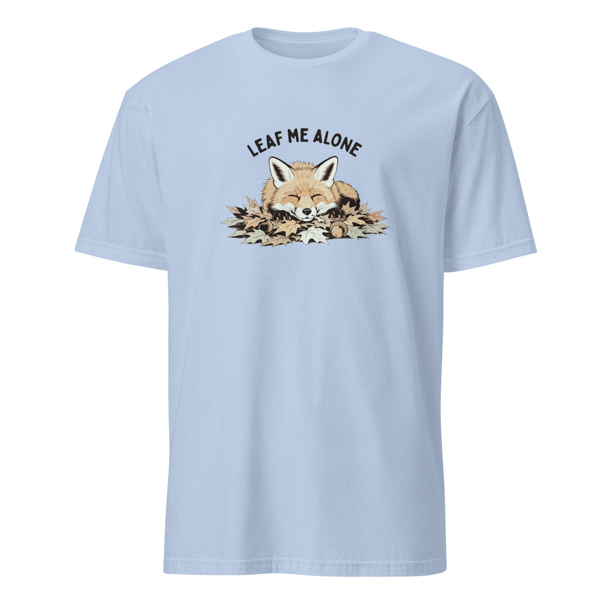 Leaf Me Alone (Fox) Soft Cotton T-Shirt