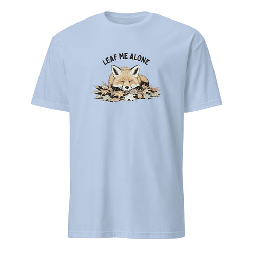 Leaf Me Alone (Fox) Soft Cotton T-Shirt