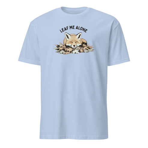 Leaf Me Alone (Fox) Soft Cotton T-Shirt