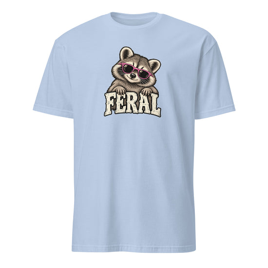 Feral Raccoon Soft Cotton T-Shirt