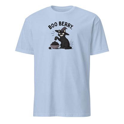 Boo Berry T-Shirt in Light Blue, front
