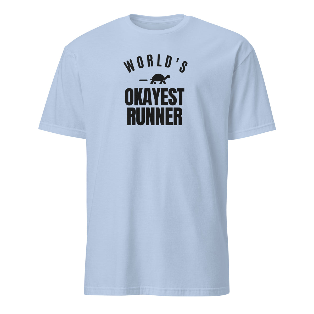 World's Okayest Runner Soft Cotton T-Shirt