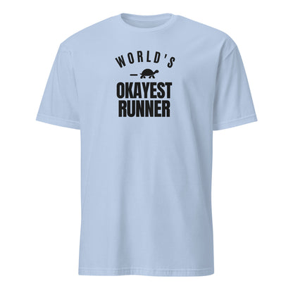 World's Okayest Runner Soft Cotton T-Shirt