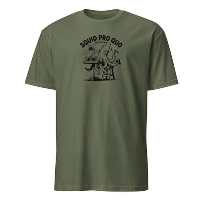Squid Pro Quo Soft Cotton T-Shirt