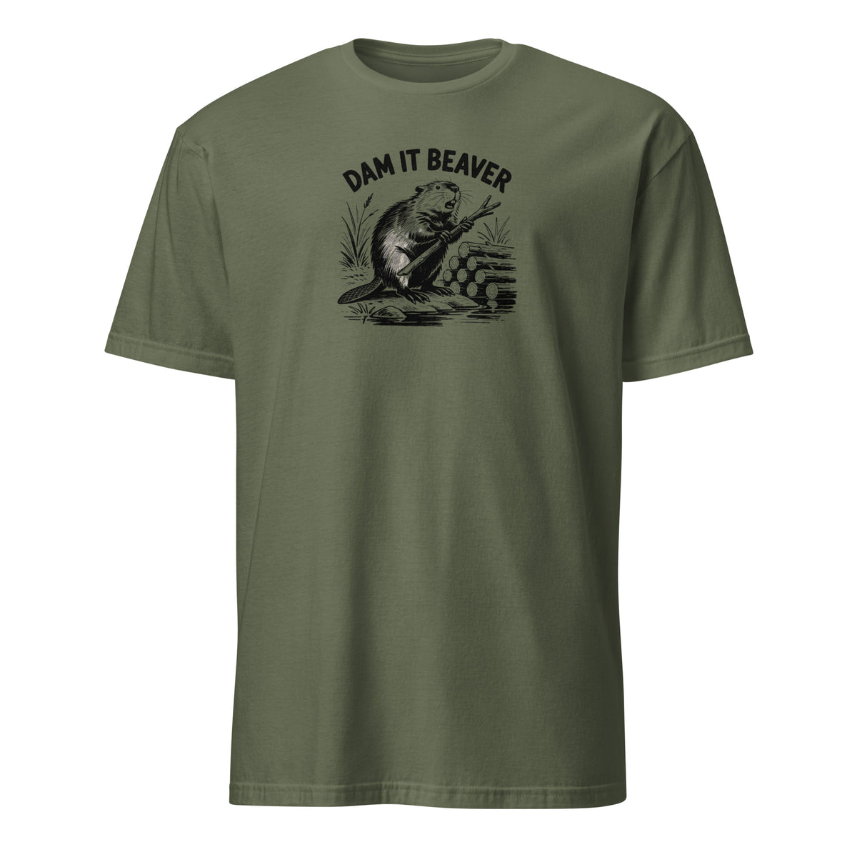 Dam It Beaver Soft Cotton T-Shirt