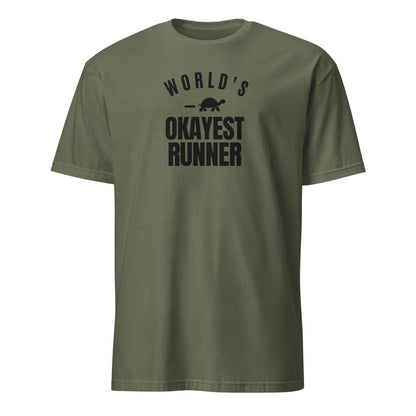World's Okayest Runner Soft Cotton T-Shirt
