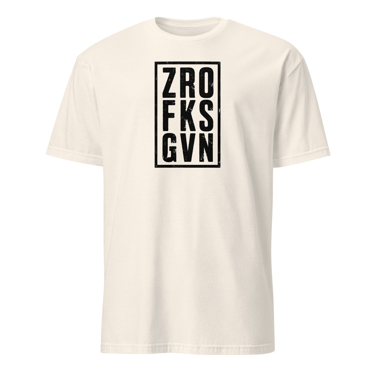 ZRO FKS GVN Soft Cotton T-Shirt - Natural