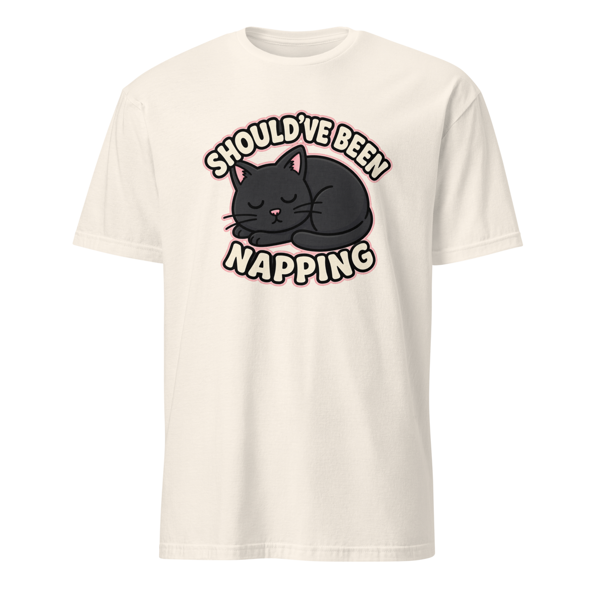 Should've Been Napping Soft Cotton T-Shirt - Natural