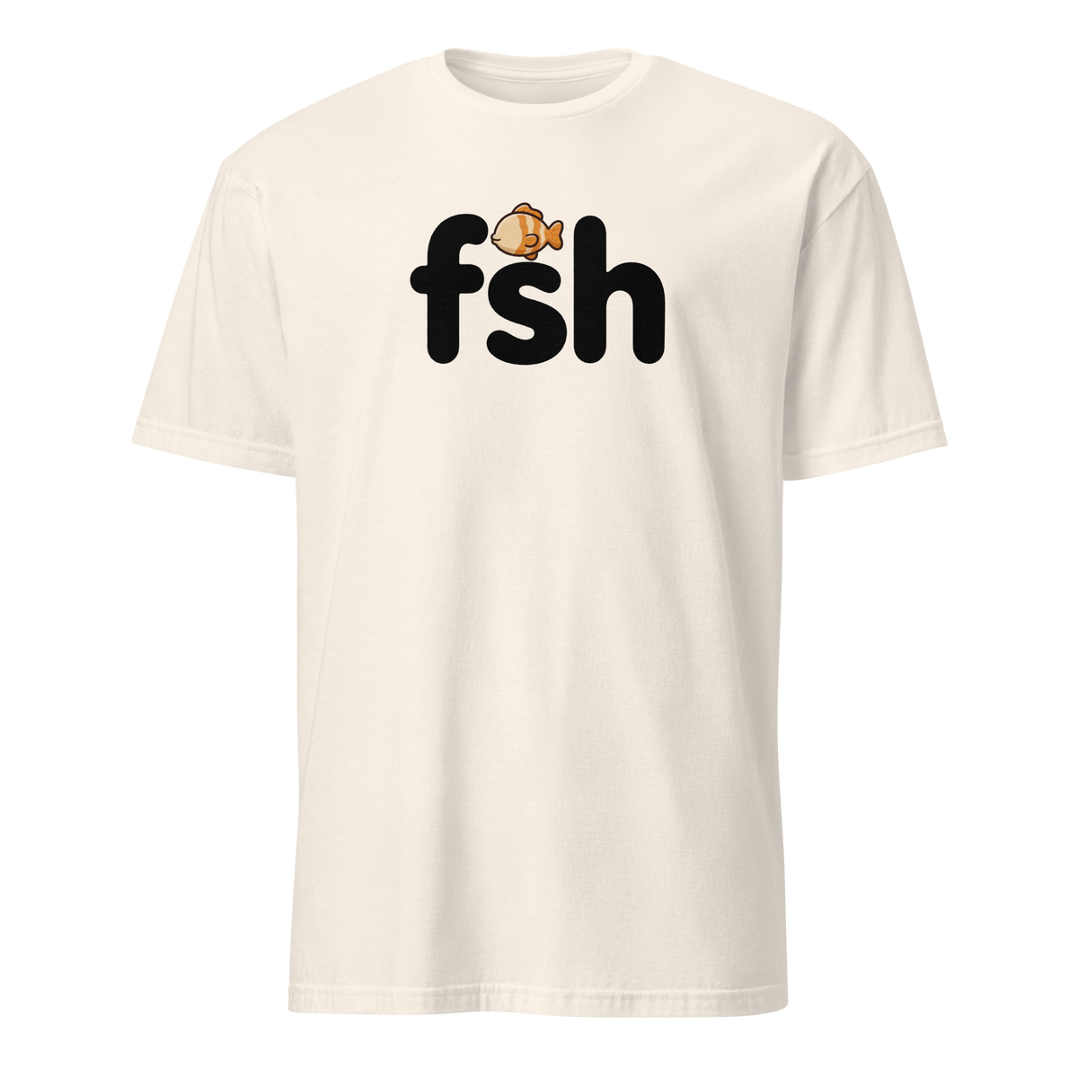 What Do You Call a Fish With No Eye? Soft Cotton T-Shirt - Natural