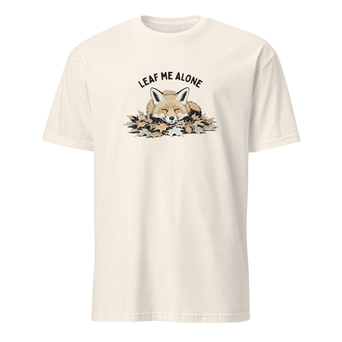 Leaf Me Alone (Fox) Soft Cotton T-Shirt
