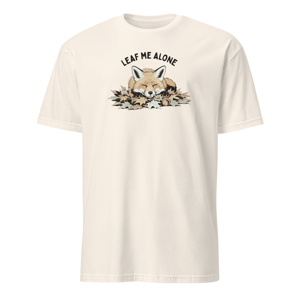Leaf Me Alone (Fox) Soft Cotton T-Shirt