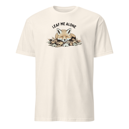 Leaf Me Alone (Fox) Soft Cotton T-Shirt