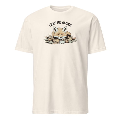 Leaf Me Alone (Fox) Soft Cotton T-Shirt