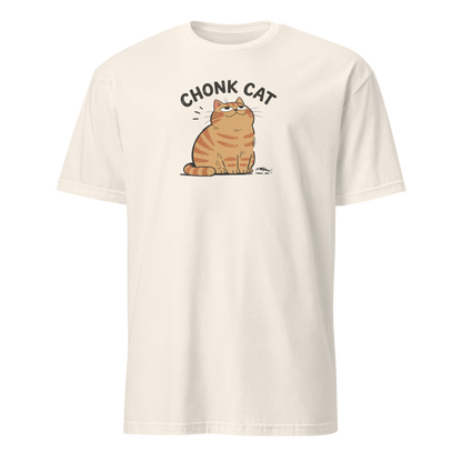 Chonk Cat T-Shirt in Natural, front