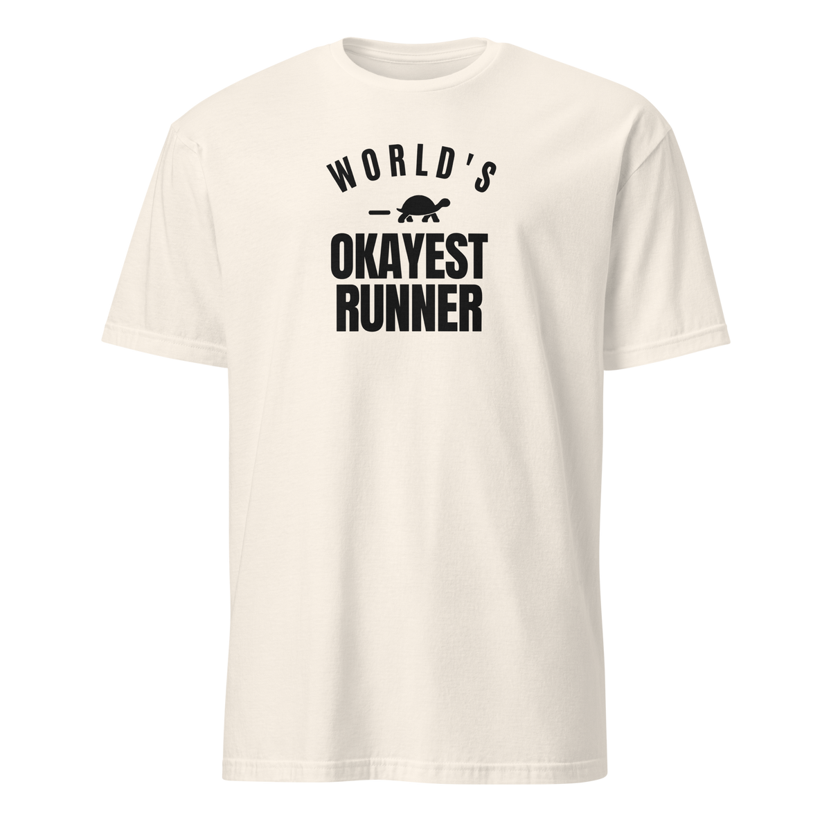 World's Okayest Runner Soft Cotton T-Shirt