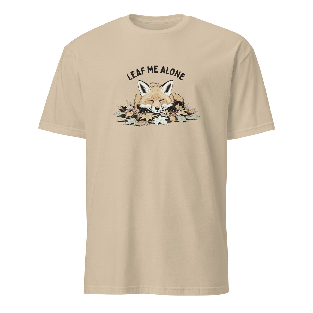 Leaf Me Alone (Fox) Soft Cotton T-Shirt