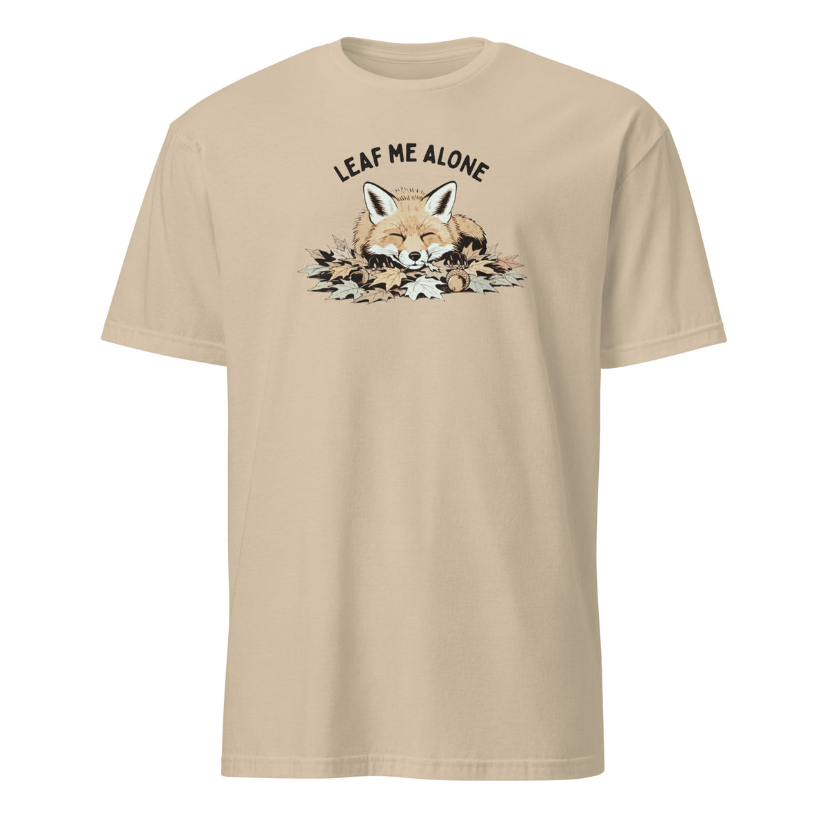Leaf Me Alone (Fox) Soft Cotton T-Shirt