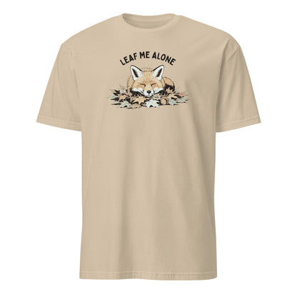 Leaf Me Alone (Fox) Soft Cotton T-Shirt
