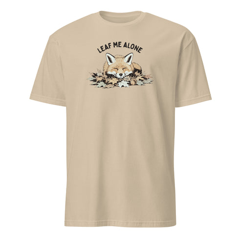 Leaf Me Alone (Fox) Soft Cotton T-Shirt