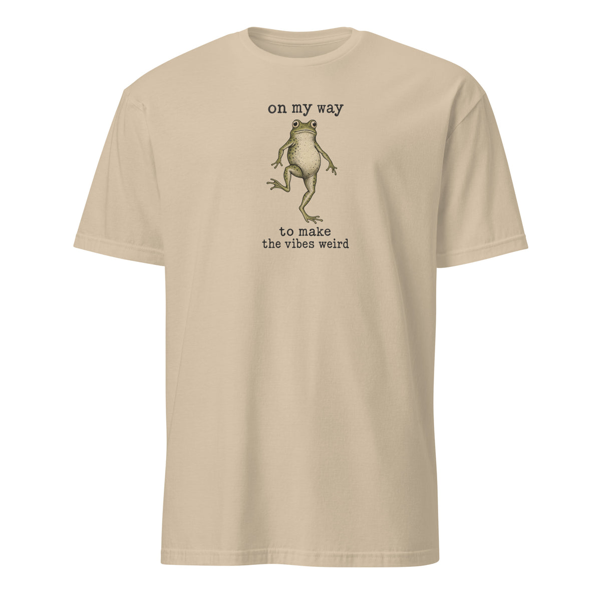 On My Way to Make the Vibes Weird Soft Cotton T-Shirt
