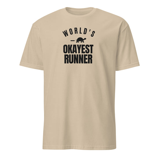 World's Okayest Runner Soft Cotton T-Shirt