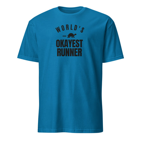 World's Okayest Runner Soft Cotton T-Shirt