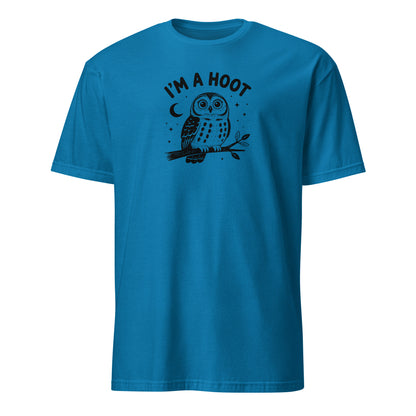 I'm a Hoot T-Shirt in Sapphire, front