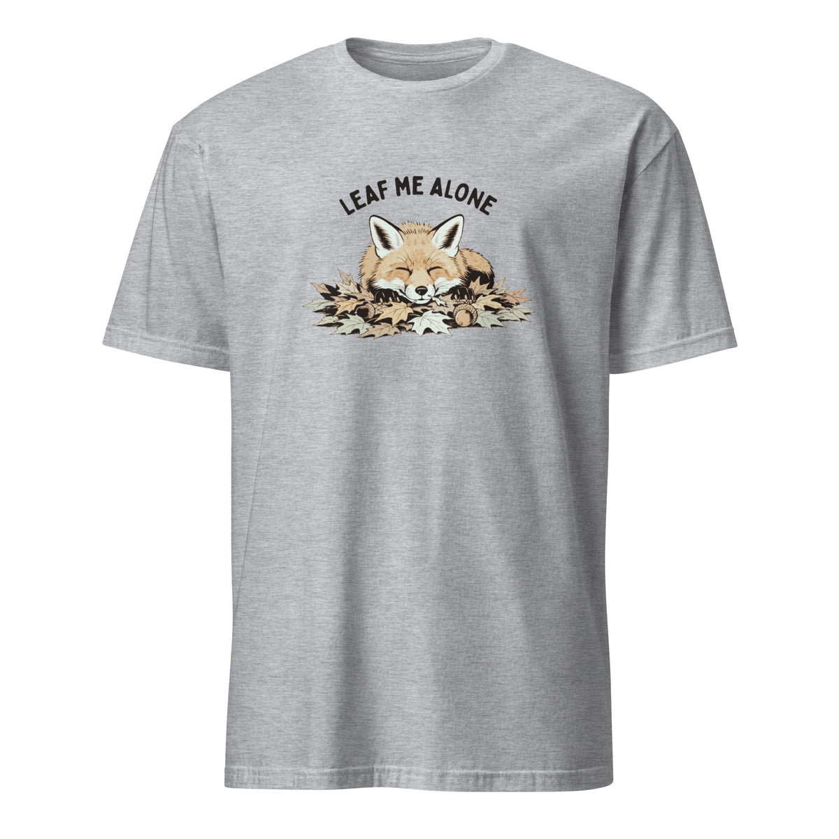 Leaf Me Alone (Fox) Soft Cotton T-Shirt