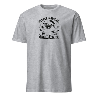 Fleece Navidad T-Shirt in Sport Grey, front
