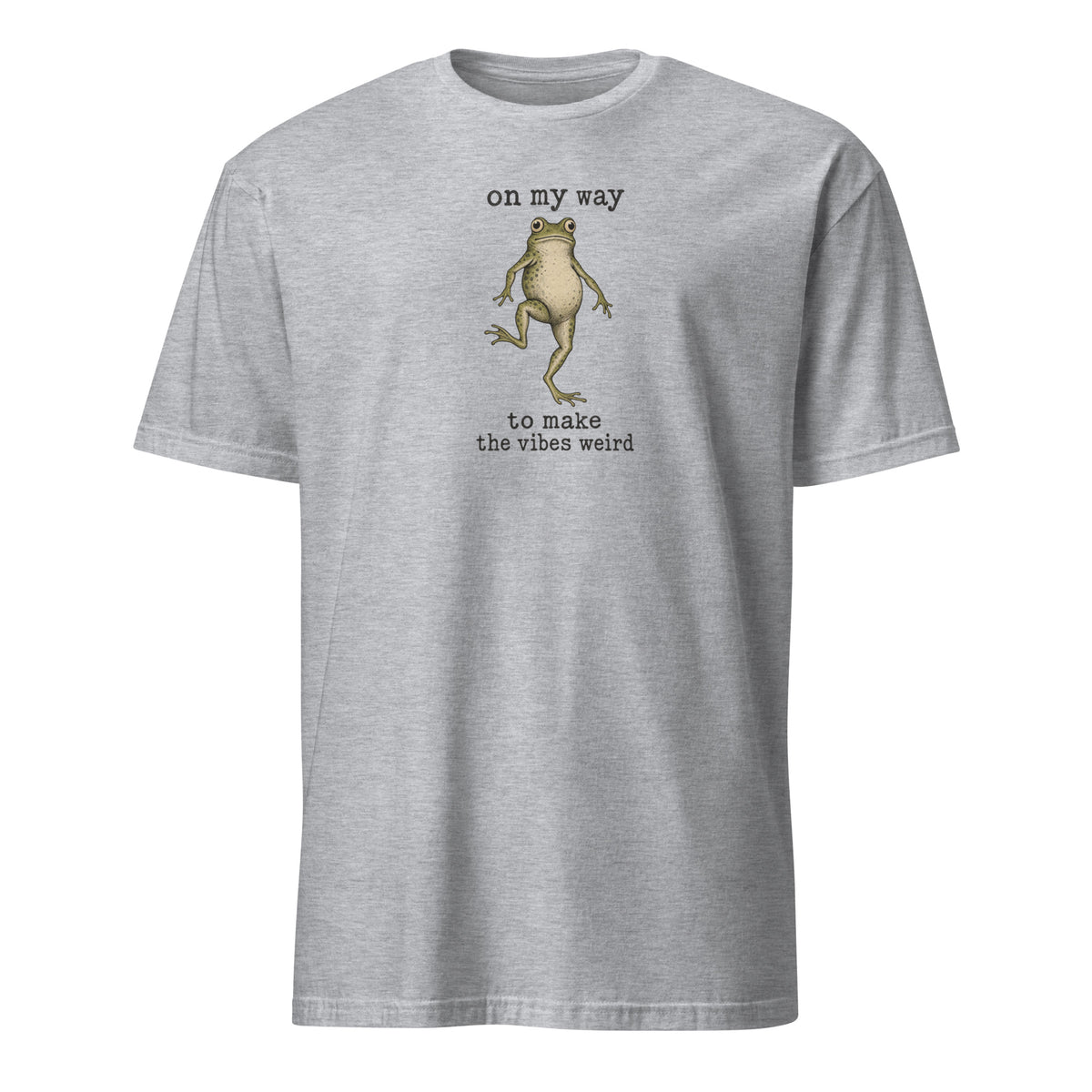 On My Way to Make the Vibes Weird Soft Cotton T-Shirt