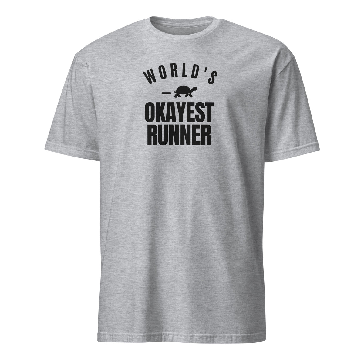World's Okayest Runner Soft Cotton T-Shirt