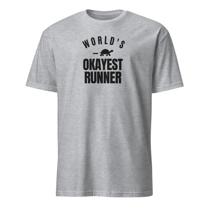 World's Okayest Runner Soft Cotton T-Shirt