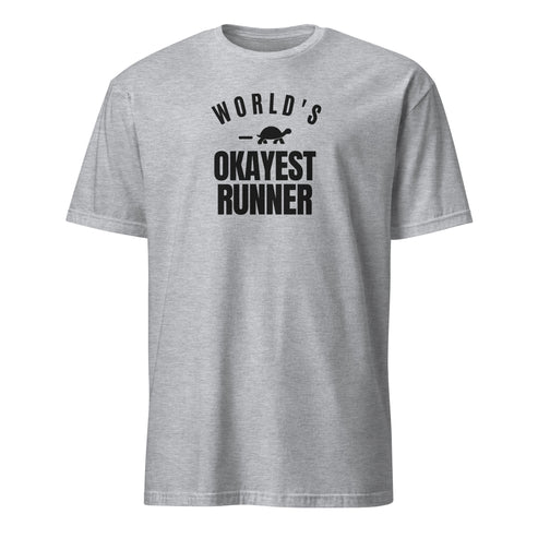World's Okayest Runner Soft Cotton T-Shirt