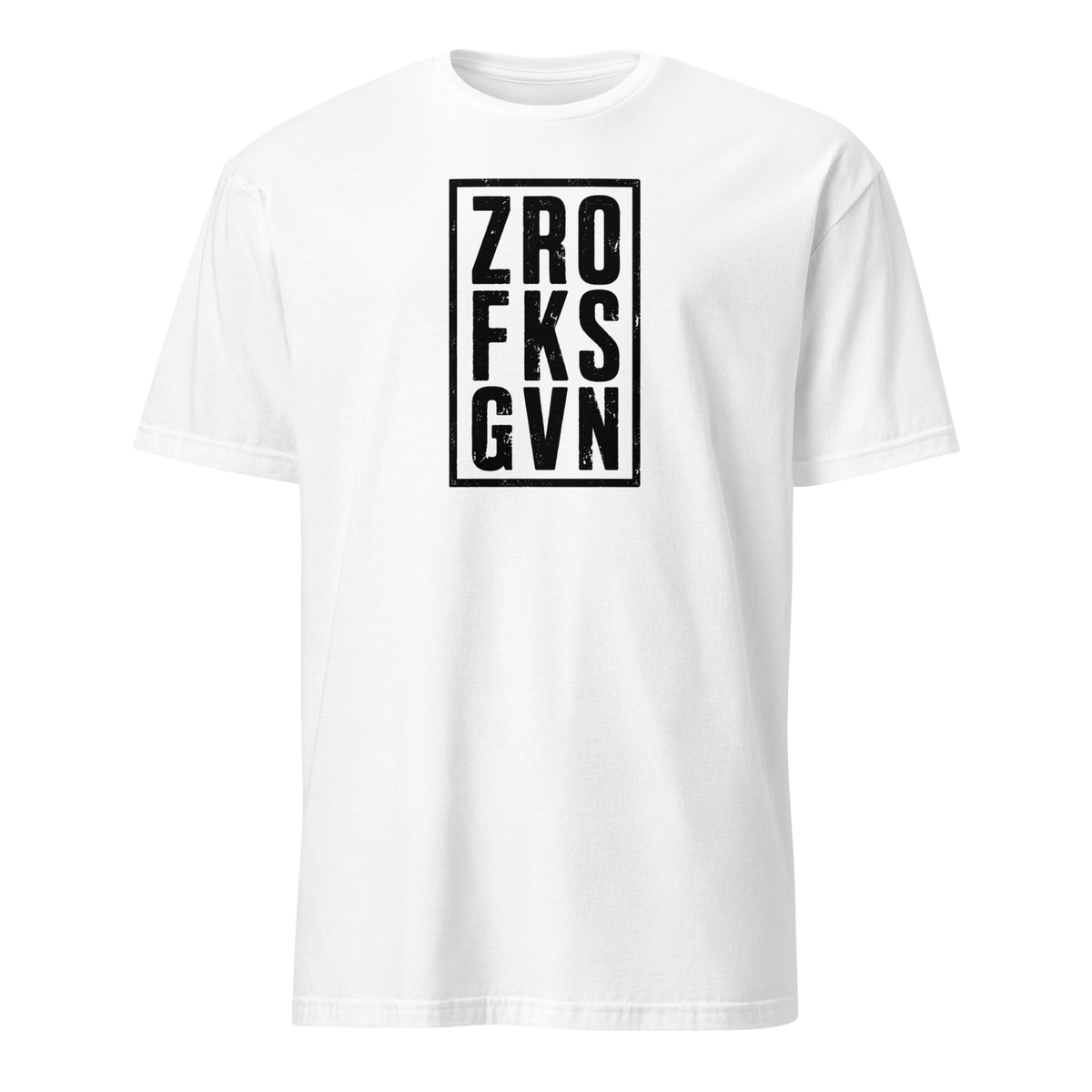 ZRO FKS GVN Soft Cotton T-Shirt - White