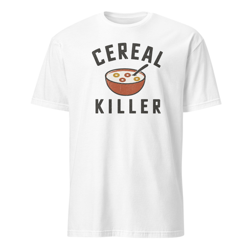 Cereal Killer Soft Cotton T-Shirt - White