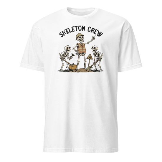 Skeleton Crew Soft Cotton T-Shirt - White