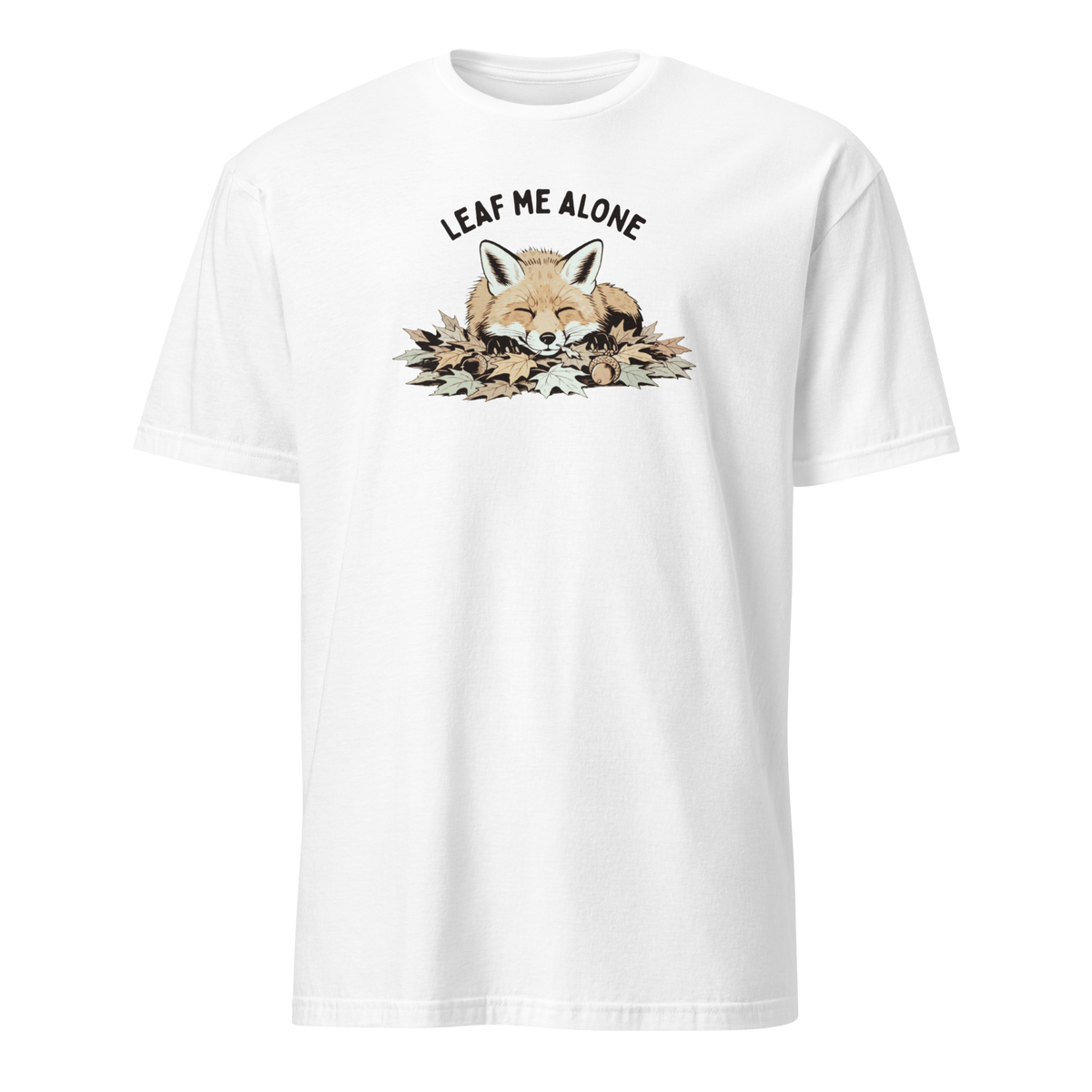 Leaf Me Alone (Fox) Soft Cotton T-Shirt
