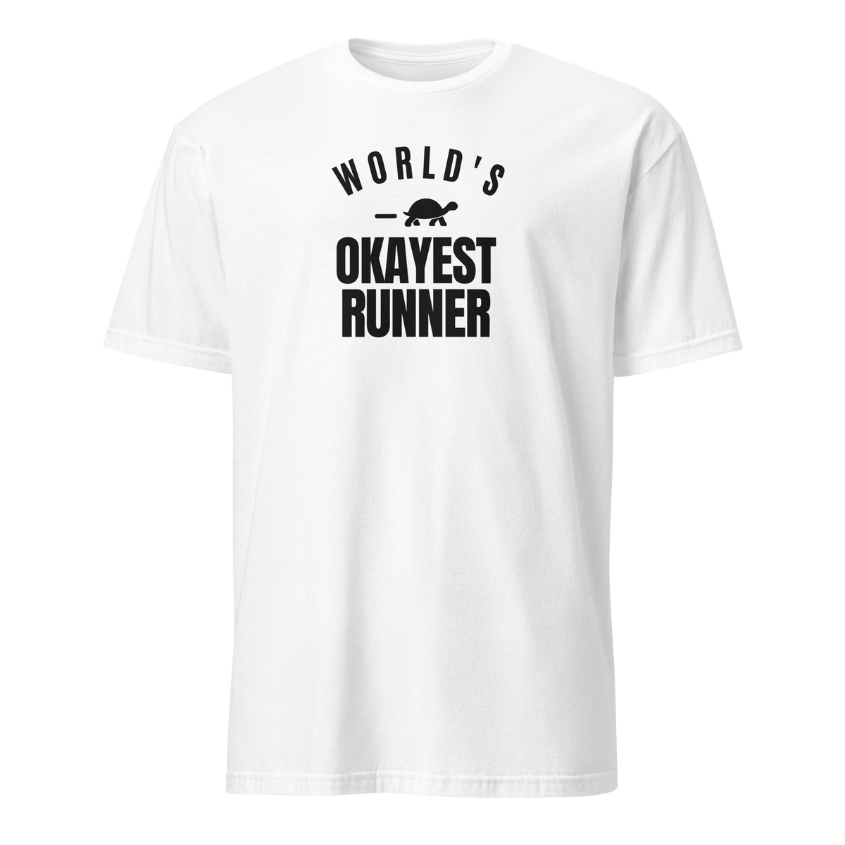 World's Okayest Runner Soft Cotton T-Shirt