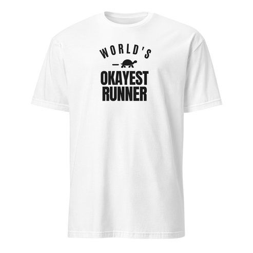 World's Okayest Runner Soft Cotton T-Shirt