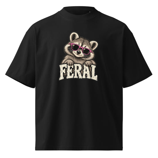 Feral Raccoon Oversized T-Shirt