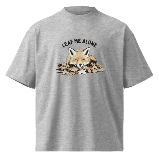 Leaf Me Alone (Fox) Oversized T-Shirt