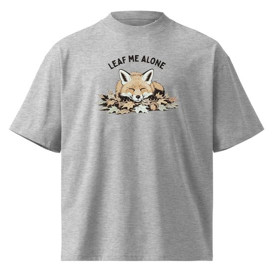 Leaf Me Alone (Fox) Oversized T-Shirt