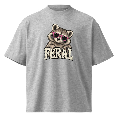 Feral Raccoon Oversized T-Shirt