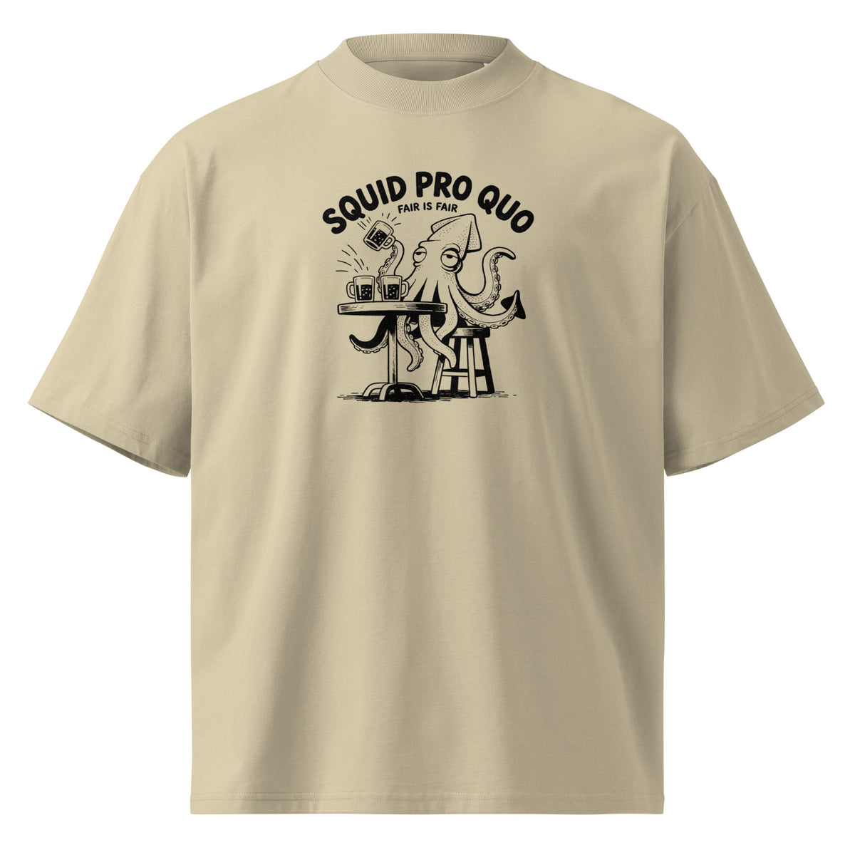 Squid Pro Quo Oversized T-Shirt