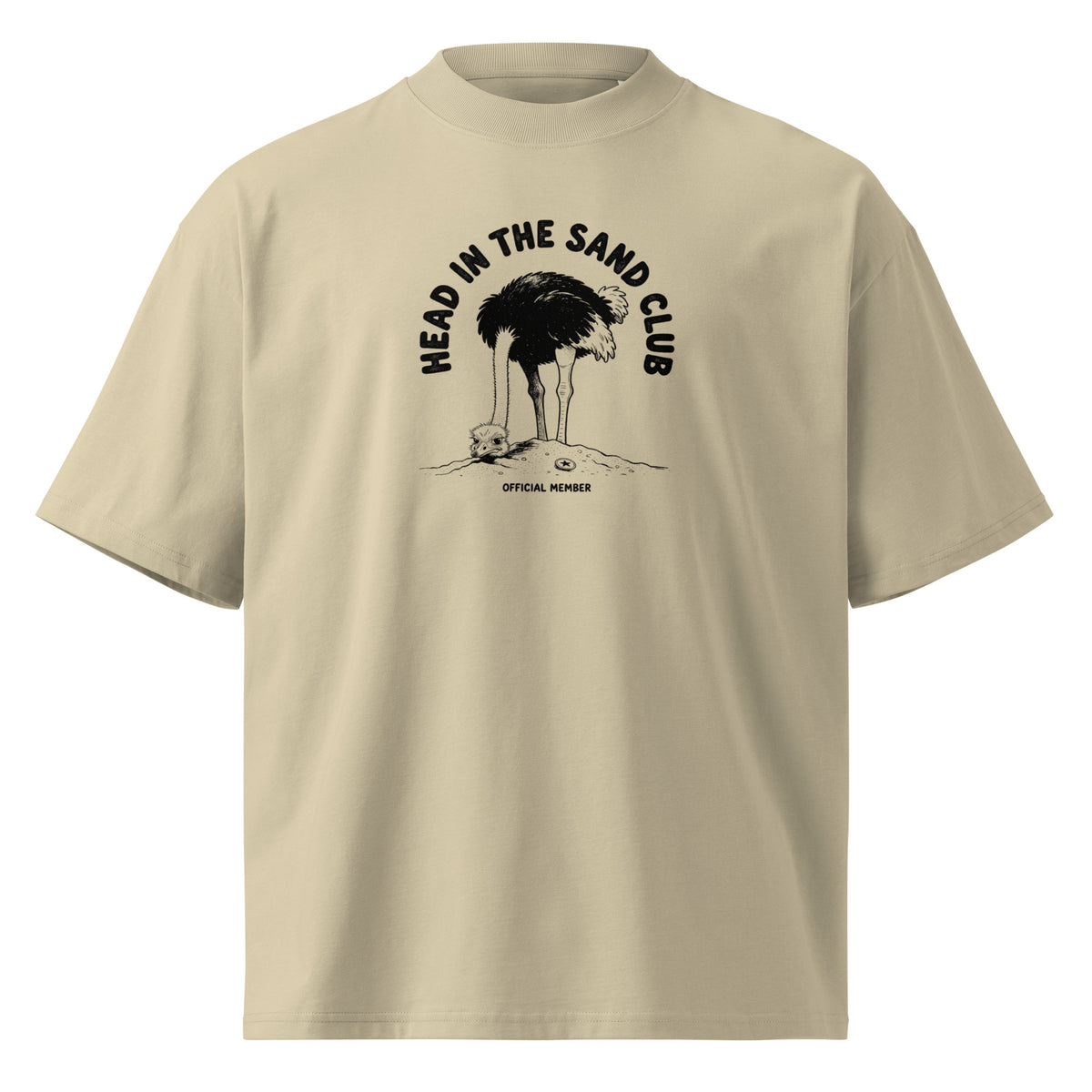 Head in the Sand Club Oversized T-Shirt