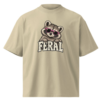 Feral Raccoon Oversized T-Shirt