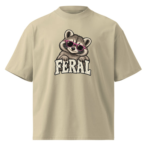 Feral Raccoon Oversized T-Shirt