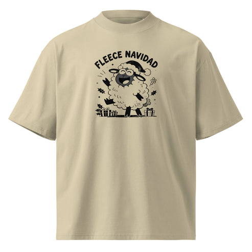 Fleece Navidad Oversized T-Shirt