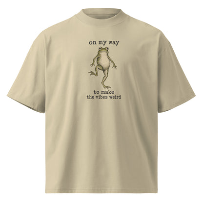 On My Way to Make the Vibes Weird Oversized T-Shirt