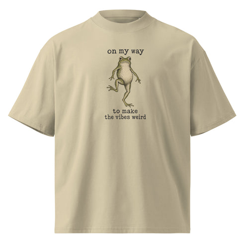 On My Way to Make the Vibes Weird Oversized T-Shirt